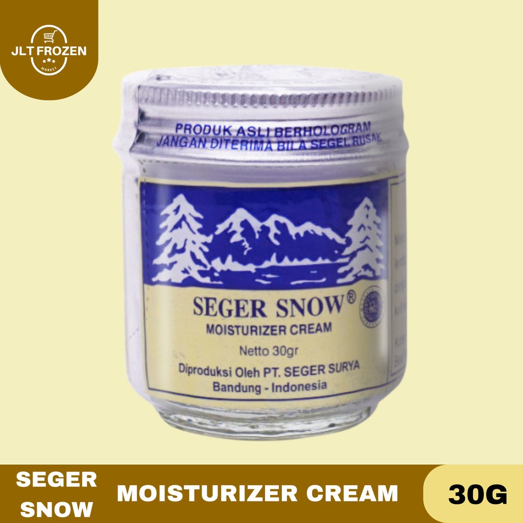 Seger Snow Moisturizer Cream (Botol Kaca) 30gr / Moisturizing Cream