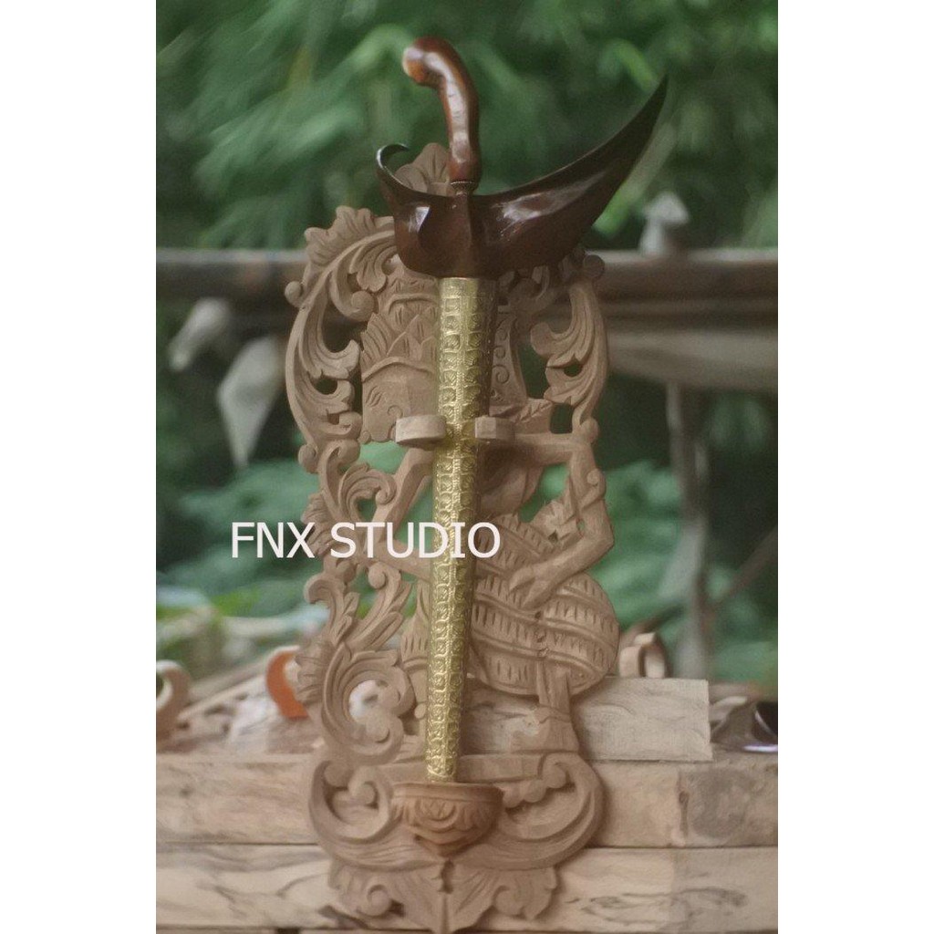 blawong rak jagrak keris motif krisna ukiran jepara halus FNX7878