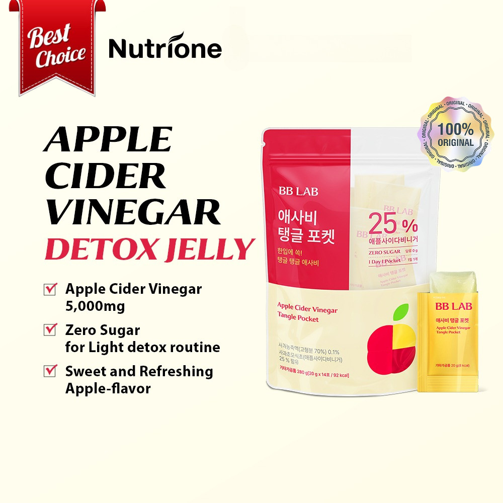 

Nutrione BB LAB Apple Cider Vinegar Tangle Pocket Jelly - 20g x 14packs