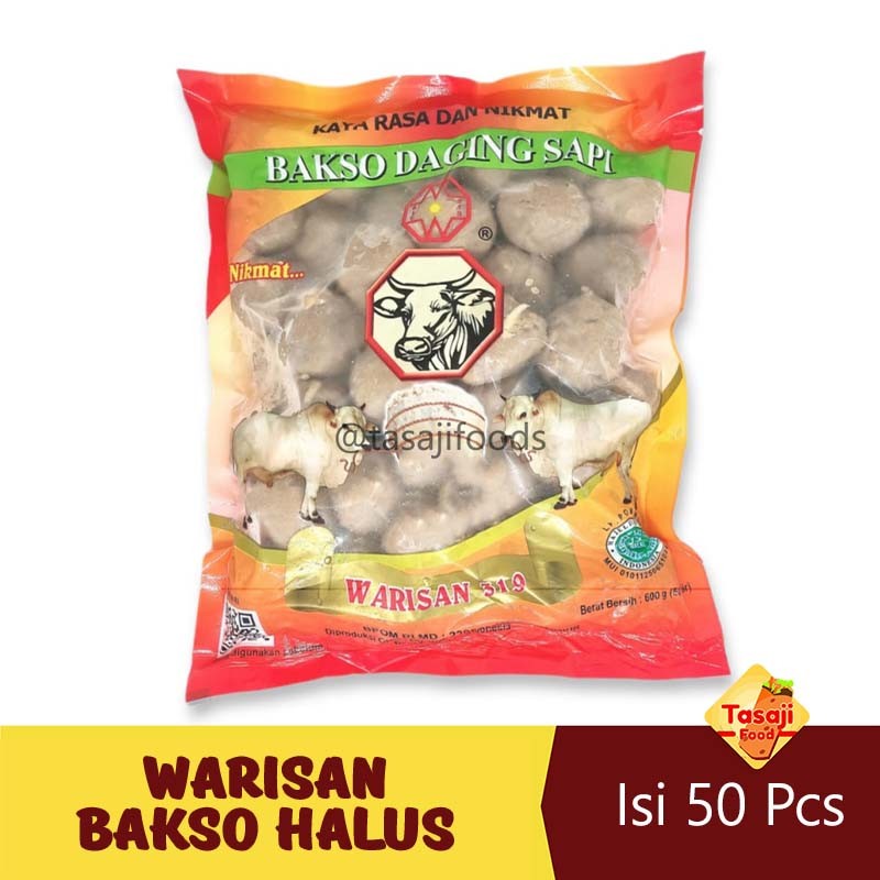 

WARISAN Bakso HALUS 319 Isi 50 pcs (butir) Asfar
