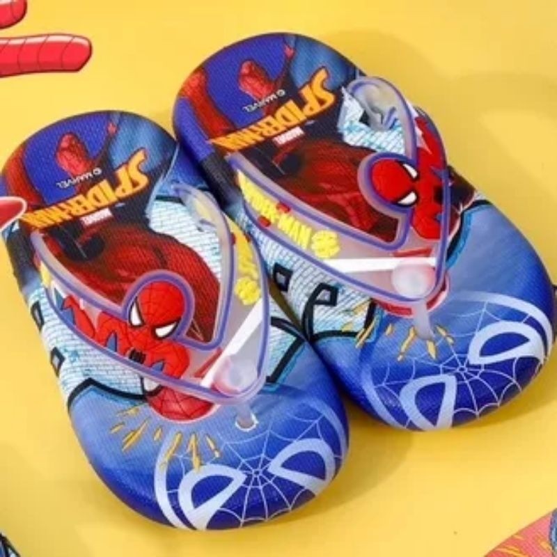 Sendal jepit Anak Karakter Spiderman Sendal Jelly Anak Import Premium