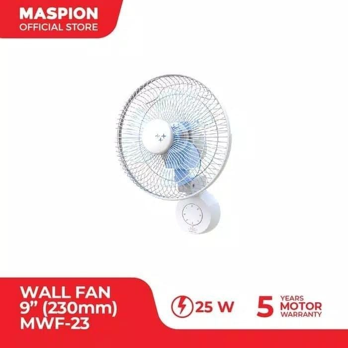 MASPION Kipas Angin Dinding 9 Inch/ Wall Fan 9" MWF 23