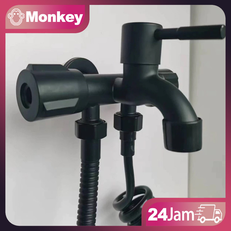 kran cabang 3 Stainless/kran 3 cabang/Sus304 Kran Kamar Mandi Kran Shower Model 3 Cabang Kran Tembok