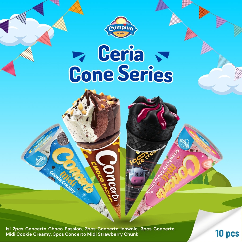 

Campina Ceria Cone Series - Es Krim