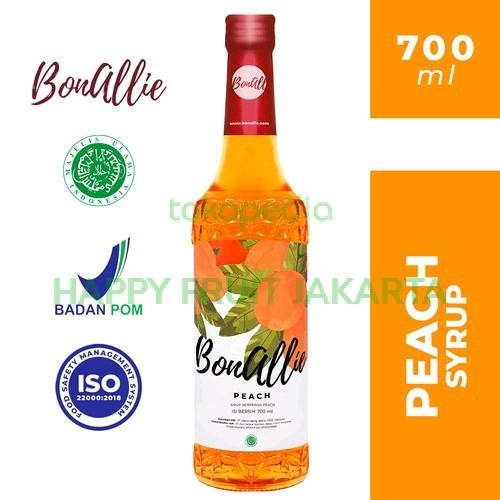 

Bonallie syrup rasa peach | sirup berperisa peach | 700 ml