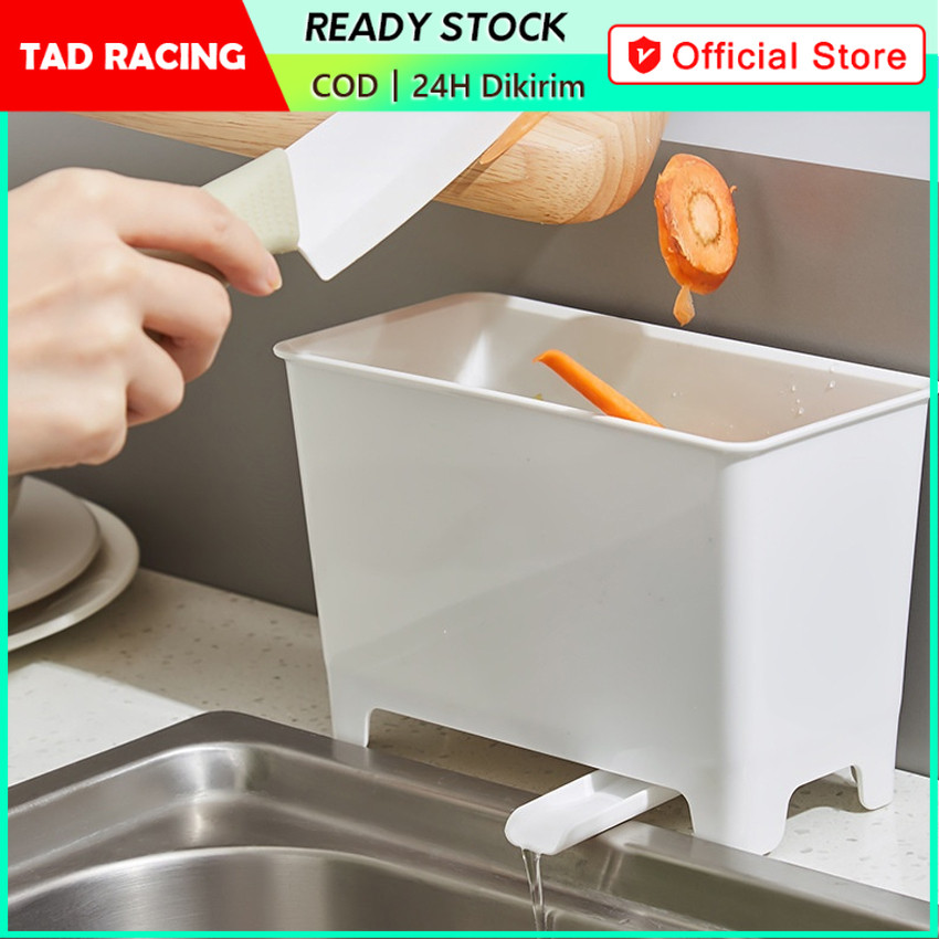 【TADRACING】Tempat Sampah Kering Dan Basah Untuk Wastafel Dapur / Kotak Penyimpanan Sampah Multifungs