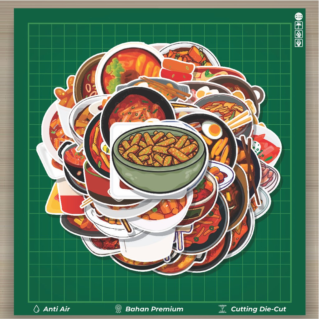 

HOT 50 PCS STIKER Stiker Kartun Tteobokki Stiker Fashion Cars Decal Dingin Kartu Album Custom Vinyl Anti Air- Sticker Aesthetic Buku Journal Koper Casing HP Tablet Laptop Helm Motor Botol Minum