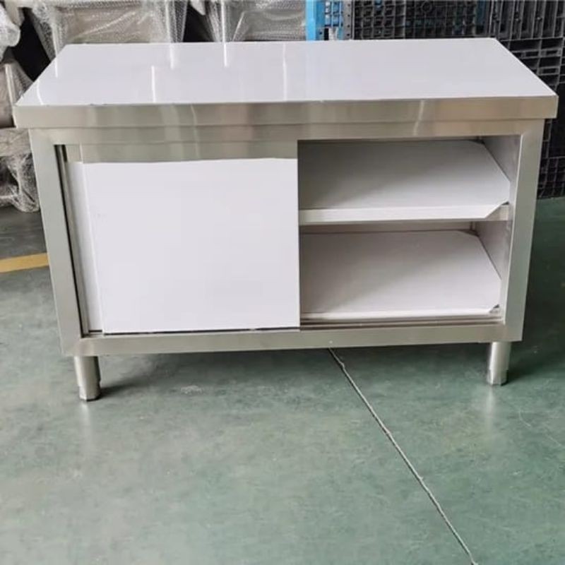 Meja Kantor | Meja Cabinet Stainless | Meja Kantor Stainless Cabinet