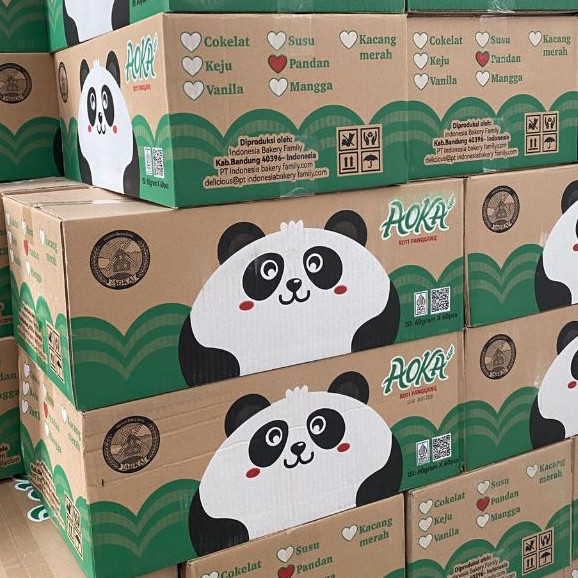 

[GSSNACK] 1 DUS ROTI PANDA BREAD ISI 60 ROTI PANDA ROTI ISIAN BISA MIX