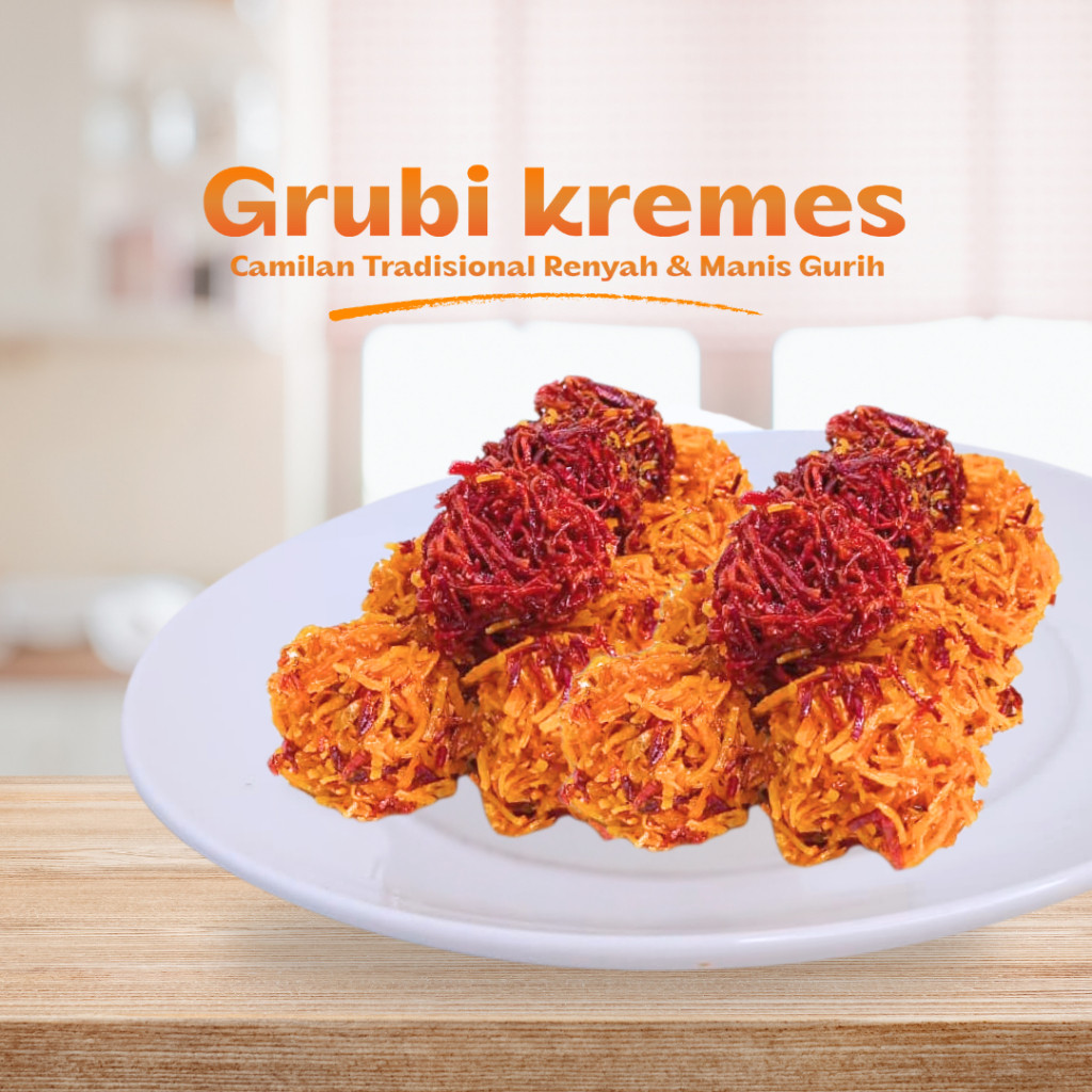 

Snack ubi ajanan renyah manis grubi kremes camilan khas Jawa Enak