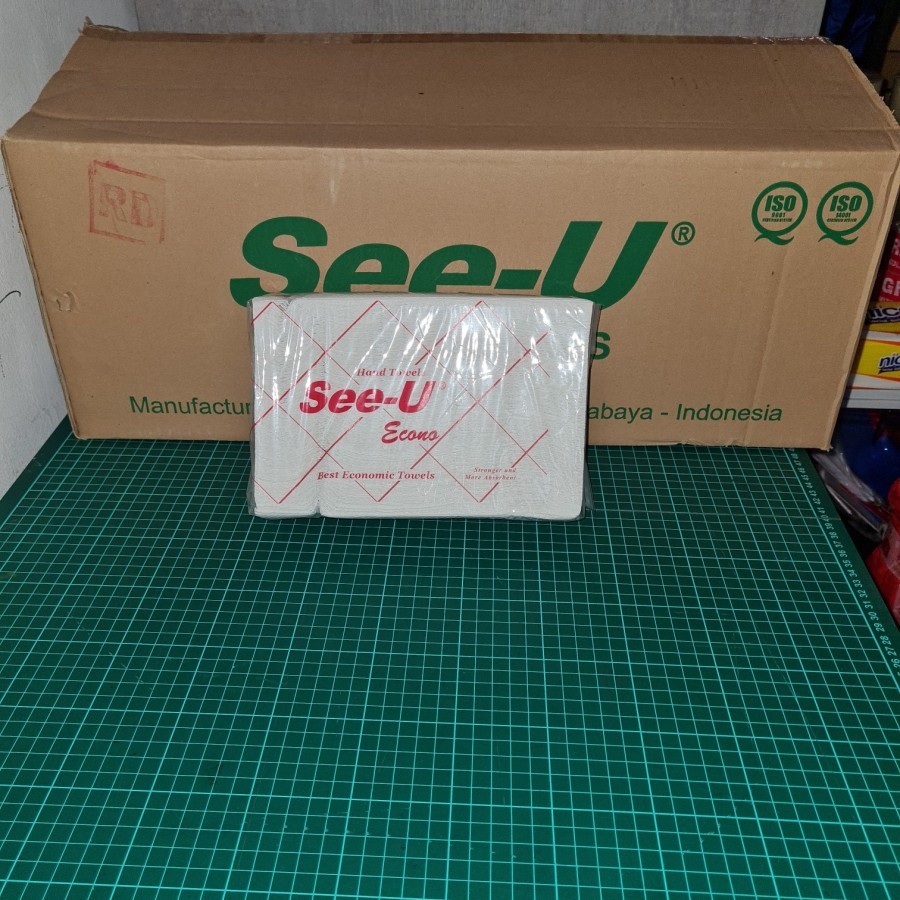 

TISSUE See-U Hand Towel Multifold Econo RED 1ply (1 dus isi 20 pack)