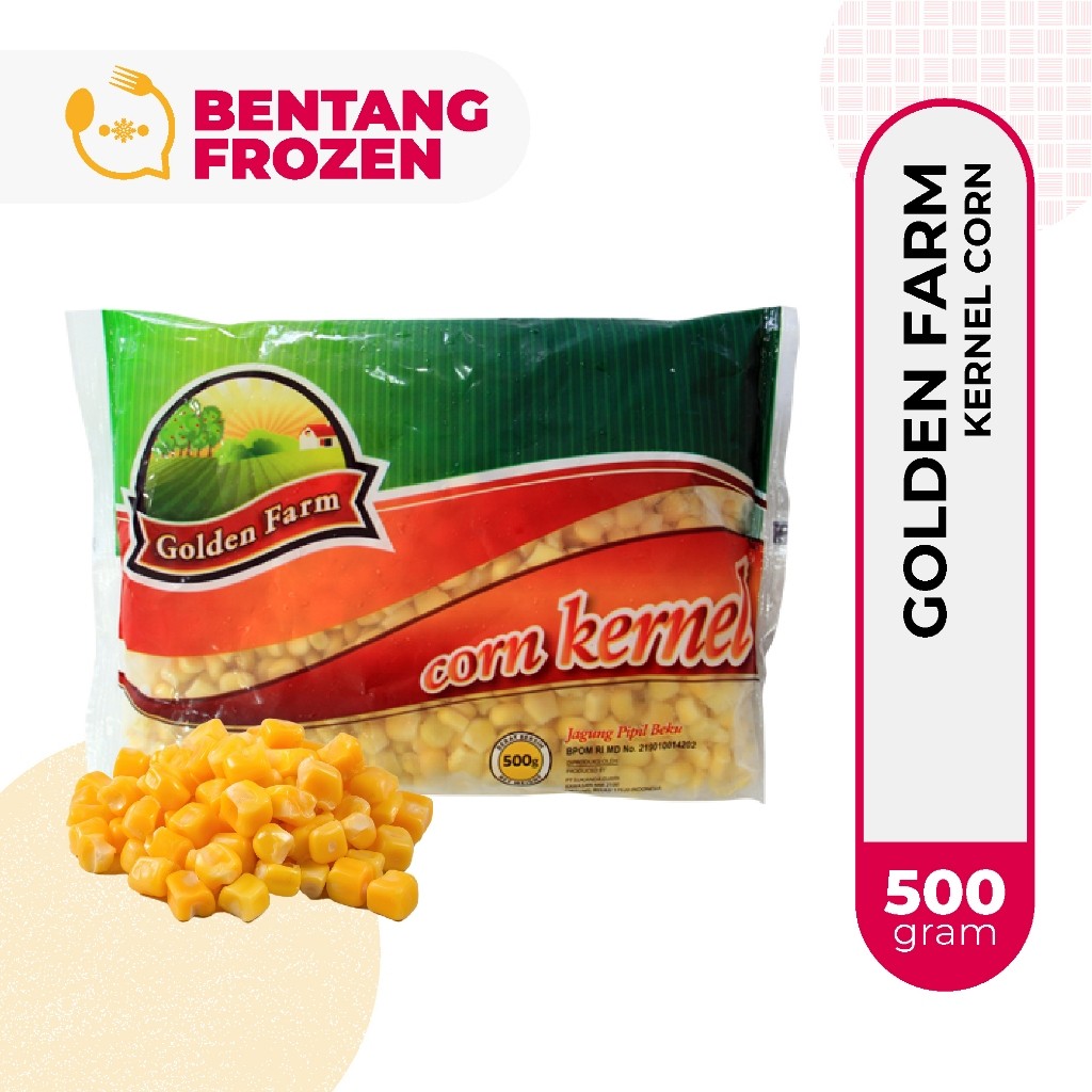 

Golden Farm Kernel Corn 500gr - Jagung Manis Pipil Frozen