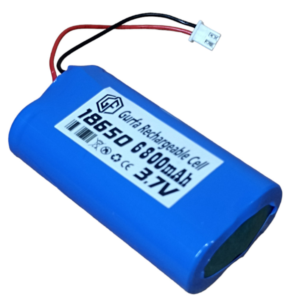 Baterai Speaker Bluetooth Type 18650 3.7V 6800Mah Soket Putih Kelistrikan Komponen Listrik
