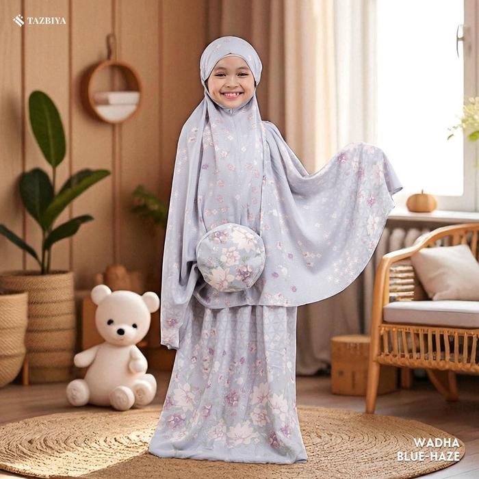 TAZBIYA MUKENA ANAK RAYON WADHA SERIES I Mukena Anak Motif TK SD SMP | Mukena Anak 4-14 Tahun | Muke