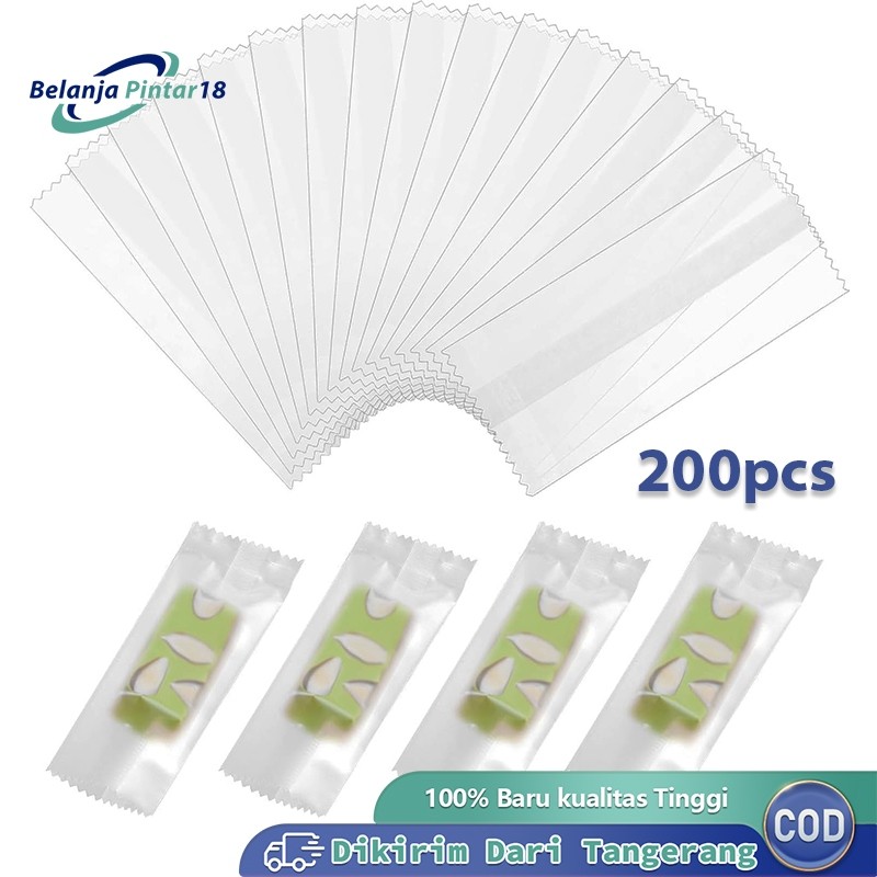

200pcs Packing Cookies Nougat Plastic Packaging Bag Nougat Kantong Bungkus Permen 4X9.5 CM