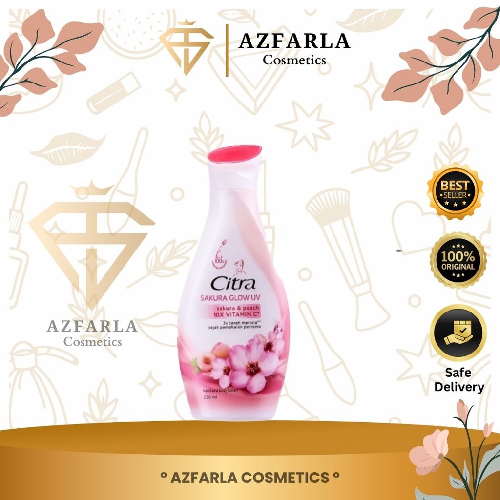 Azfarla Kosmetik CITRA BODY LOTION SAKURA SUPLPLE & BRIGHT
