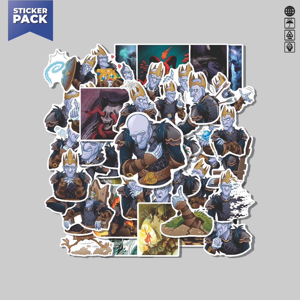 

[100PCS]Stiker Pack Stiker Koschei the Deathless Aesthetic Vinyl Anti Air Dekorasi Sticker Laptop Buku Journal Koper Helm Casing HP Gitar Helm Skateboard