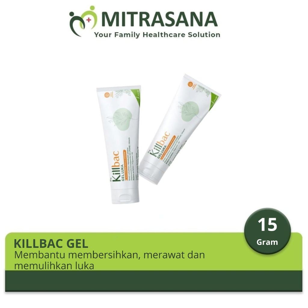 Killbac Gel 15 Gram - Membantu Mempercepat Penyembuhan Luka