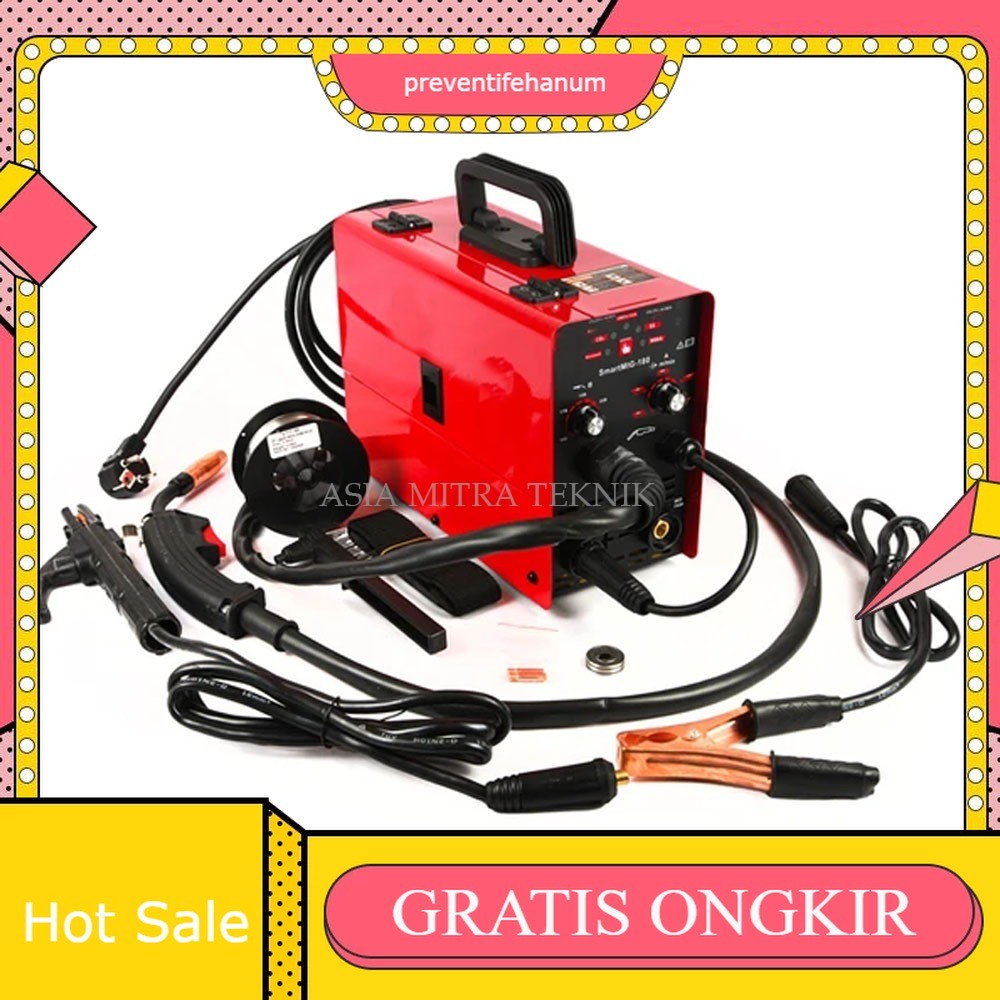 MESIN LAS LISTRIK MIG TRAVO LAS REDBO - REDFOX MIGI 130 TRAFO LAS MIG INVERTER