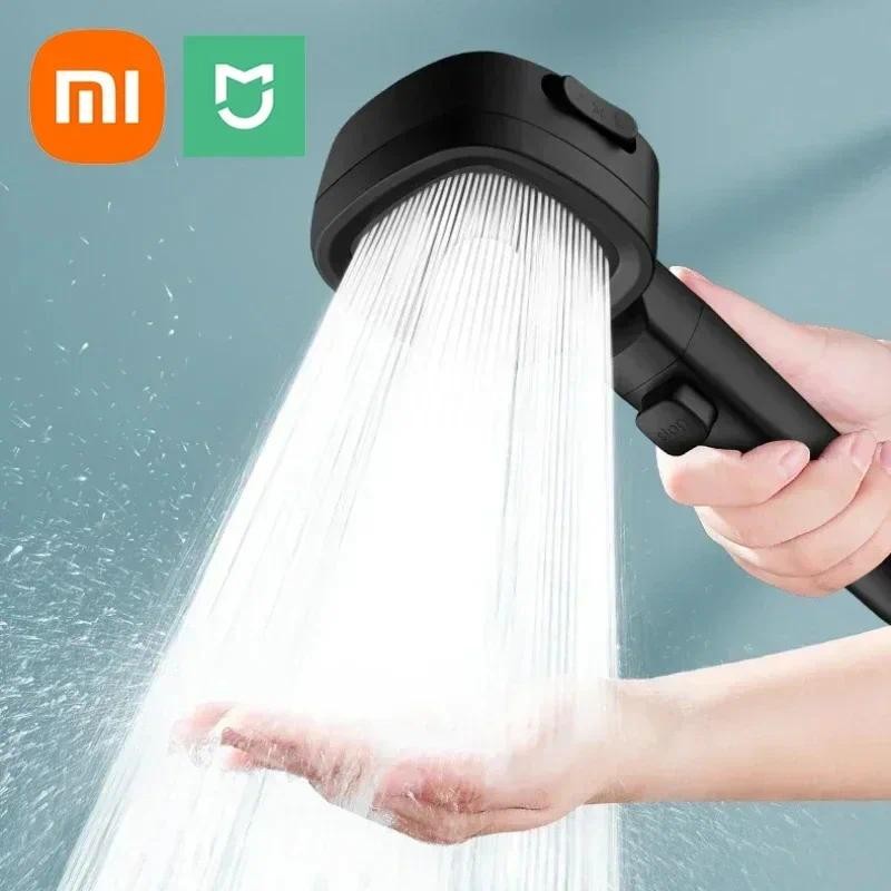 Xiaomi High Pressure Shower Head 3 Modes Adjustable Filter Shower Head Set Smart Bathroom Items Show