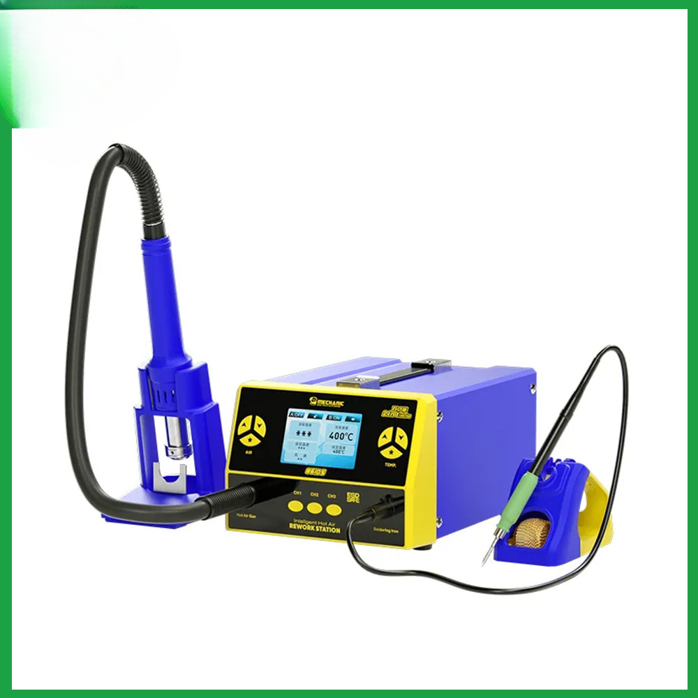 MECHANIC 861DS 2IN1 Soldering Iron Hot Air Soldering Station DIY Digital Rework Station Phone Repair