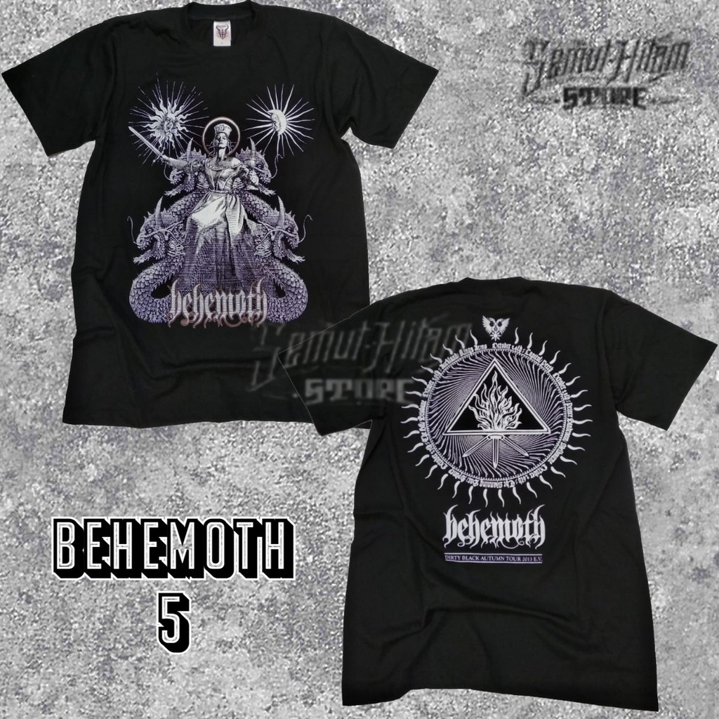 Baru Kaos BEHEMOTH EVANGELION Builtup Band Musik Black Metal Prapatan Rebel Kecenderungan