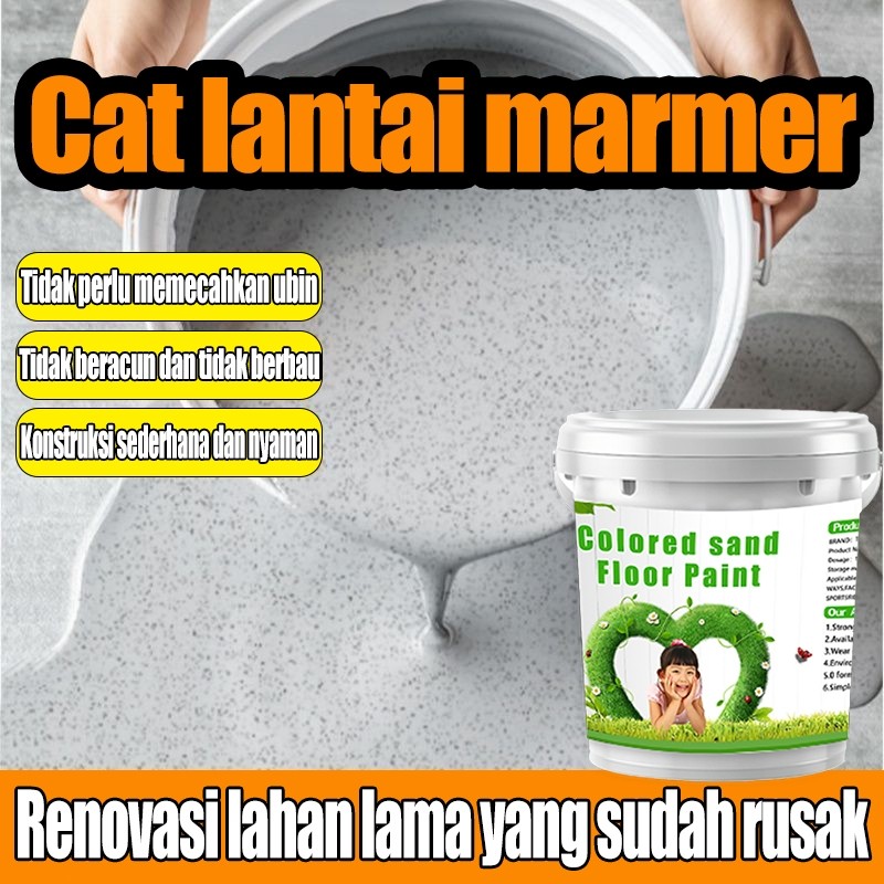 TERLARISCat lantai epoxy berbahan dasar air cat lantai semen tahan air cat lantai rumah tangga indoo