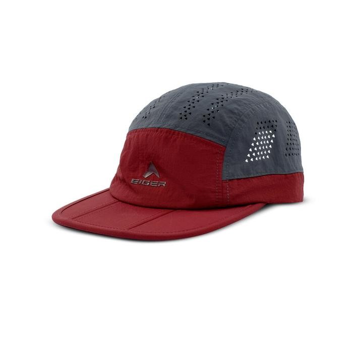 ORIGINAL EIGER COROPUNA CAP TOPI GUNUNG - Maroon, L/XL