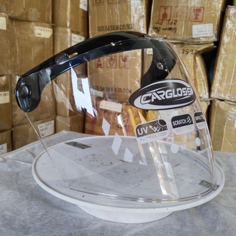 Kaca Flat Helm Cargloss CFM (Original Cargloss)