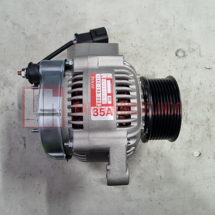 Alternator Komatsu 600-861-3411 Denso 102211-2820 35A 24V