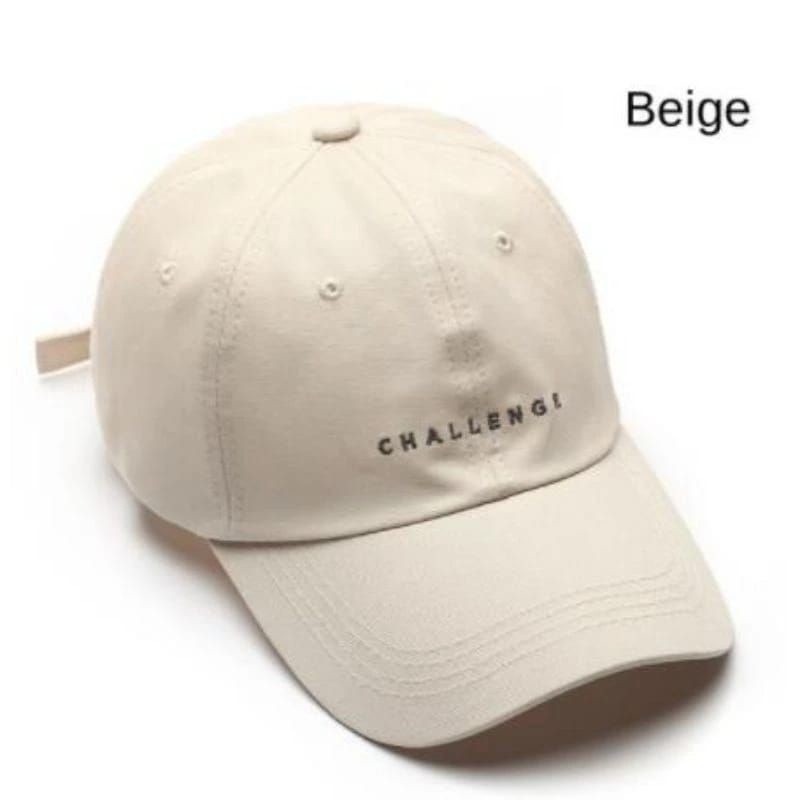 Topi Baseball Polos Challenge – Topi Dewasa Pria Wanita Kekinian