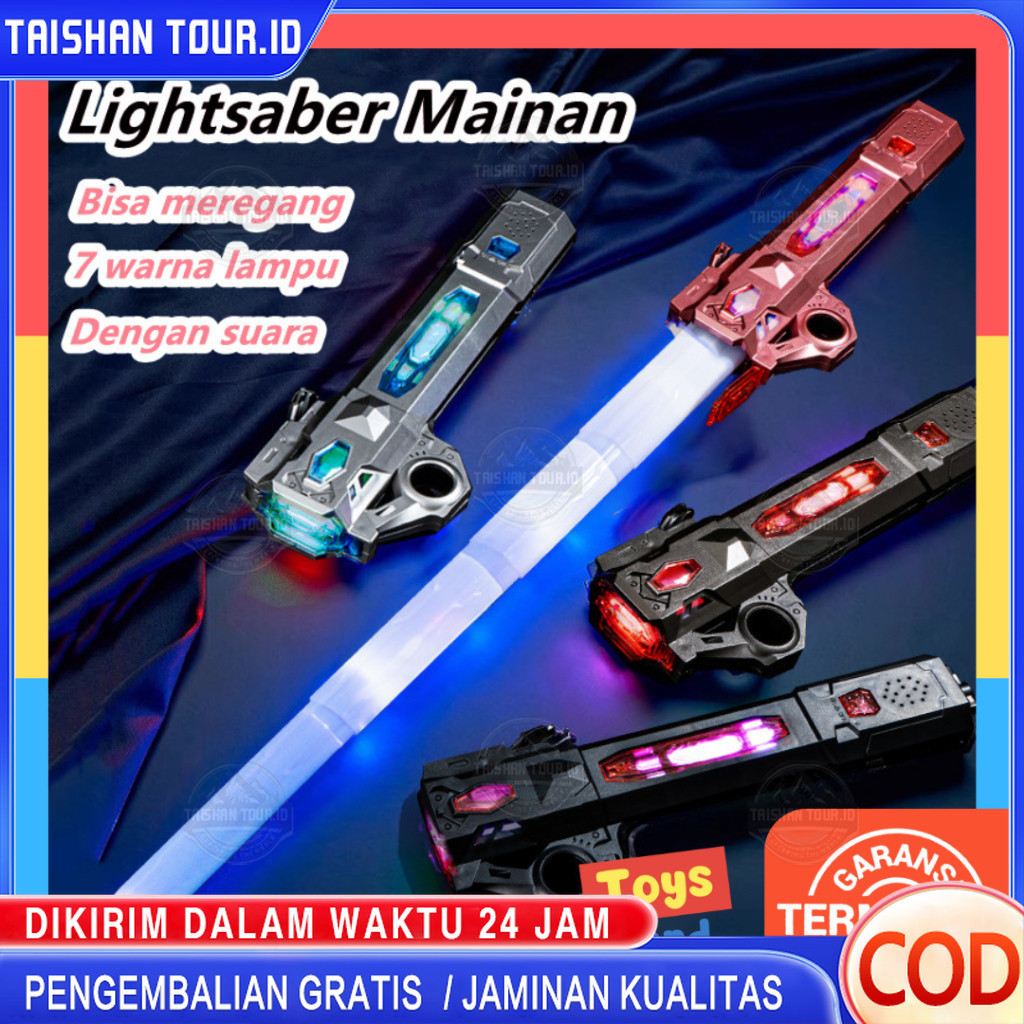 Mainan Pedang Lightsaber Pedang Mainan Pedang Laser Pedang Lampu Mainan Pedang Lipat Pedang Pedangan