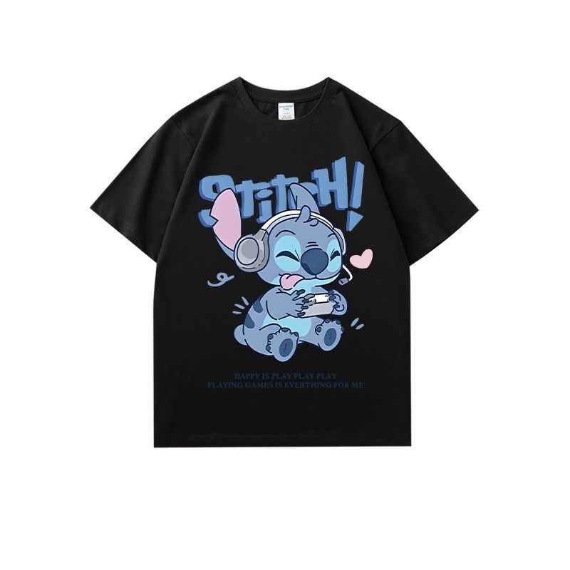 Kaos Wanita Oversize Stitch playing games Style baju atasan wanita terbaru serba stitch | Kaos baju 
