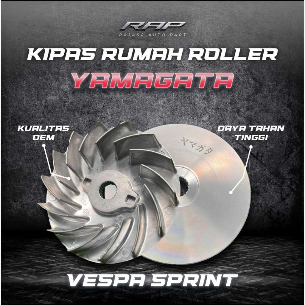 KIPAS RUMAH ROLLER VESPA SPRINT 150 KIPAS FLYWHEEL VESPA 150CC 3V IGET SPRINT PRIMAVERA YAMAGATA