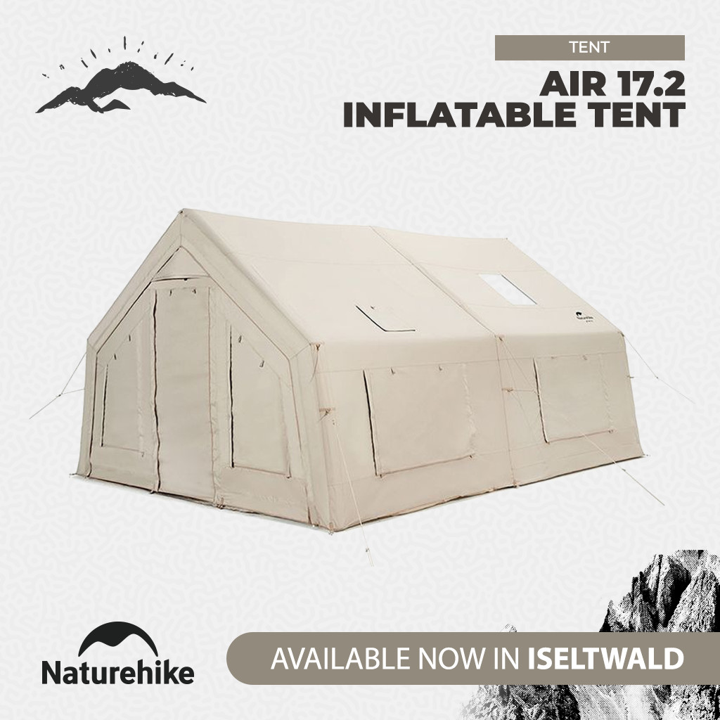 Tenda Glamping Naturehike CNH22ZP012 Air 17.2 Inflatable Tent 3-4P