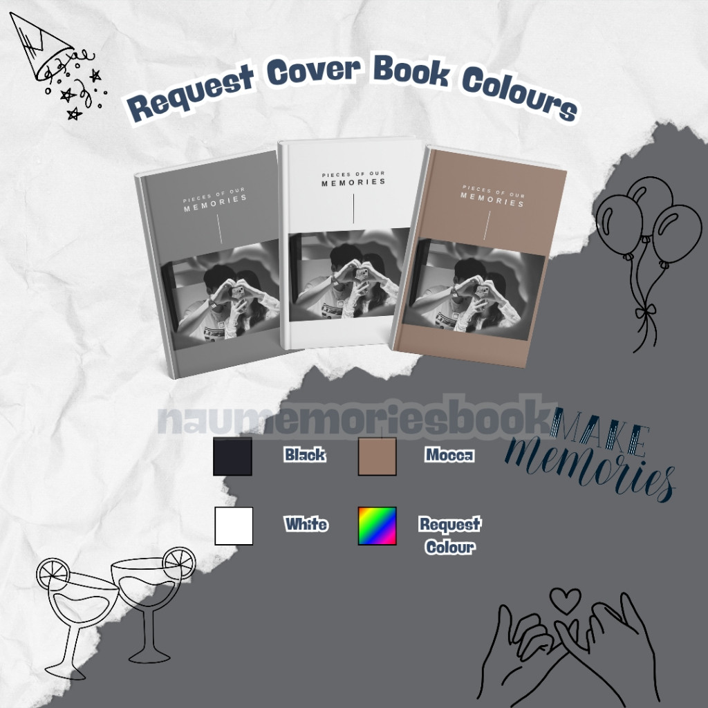 Memories Book Tema Basic English Hampers Kado Custom | Gift Anniversary