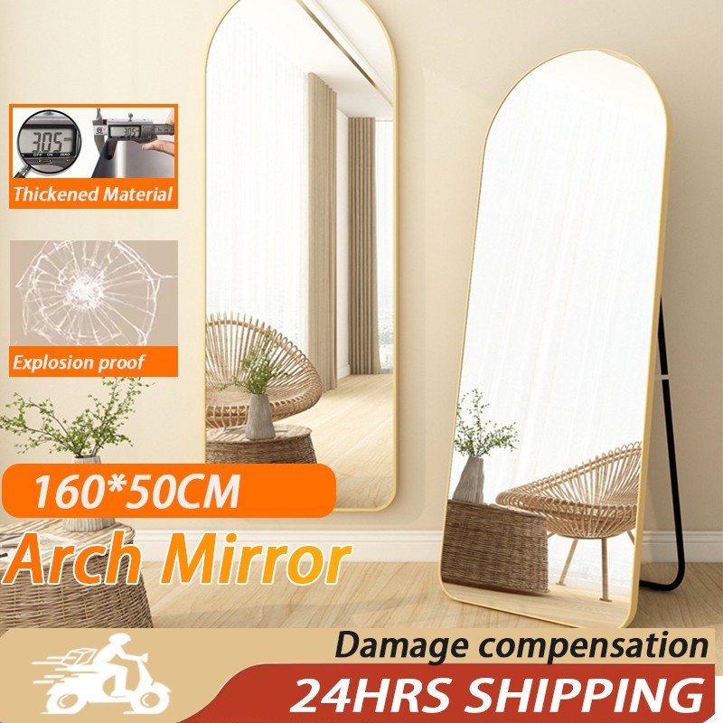dimassmessi Standing mirror Cermin standing 160 X 50 CM Cermin Berdiri full body Kaca cermin gantung
