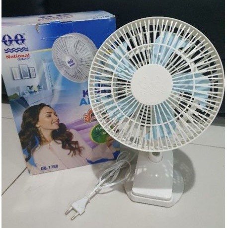 Kipas Angin Jepit QQ 8inc Clip Fan QQ1788 QQ 1788 QQ-1788 3in1 Kipas National Quality