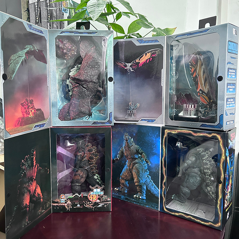 NECA 2024 New Godzilla Movie Mothra Rodan 1995 Movie Version Red Fire Godzilla 1994 Version Space Go