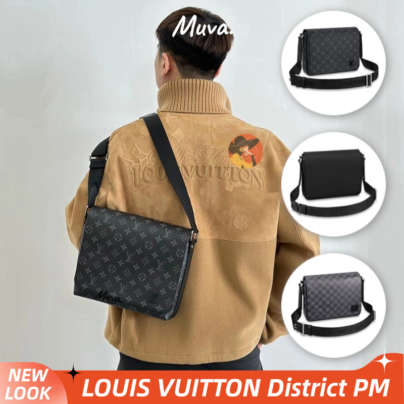 Louis Vuitton DISTRICT Pria / tas bahu LV