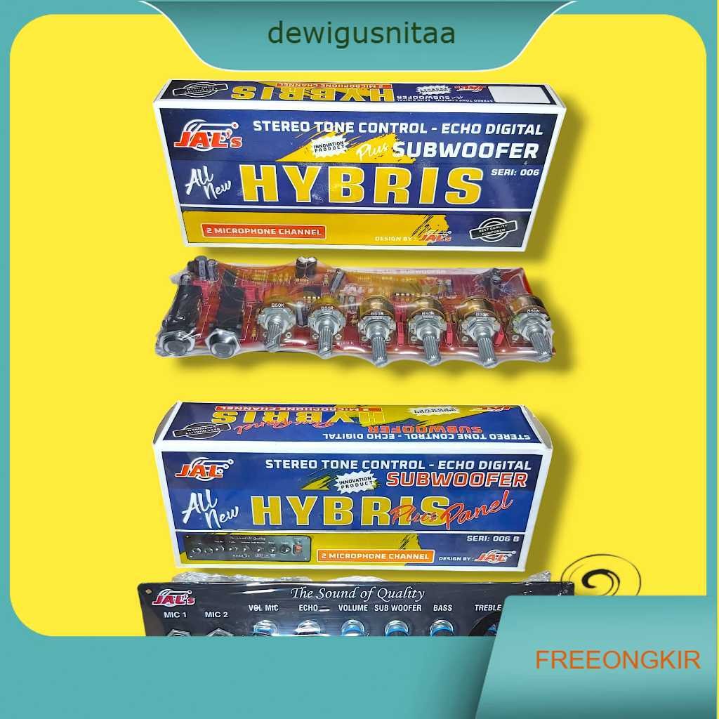 Kit Driver Tone Control Stereo Mic Echo Subwoofer HYBRIS