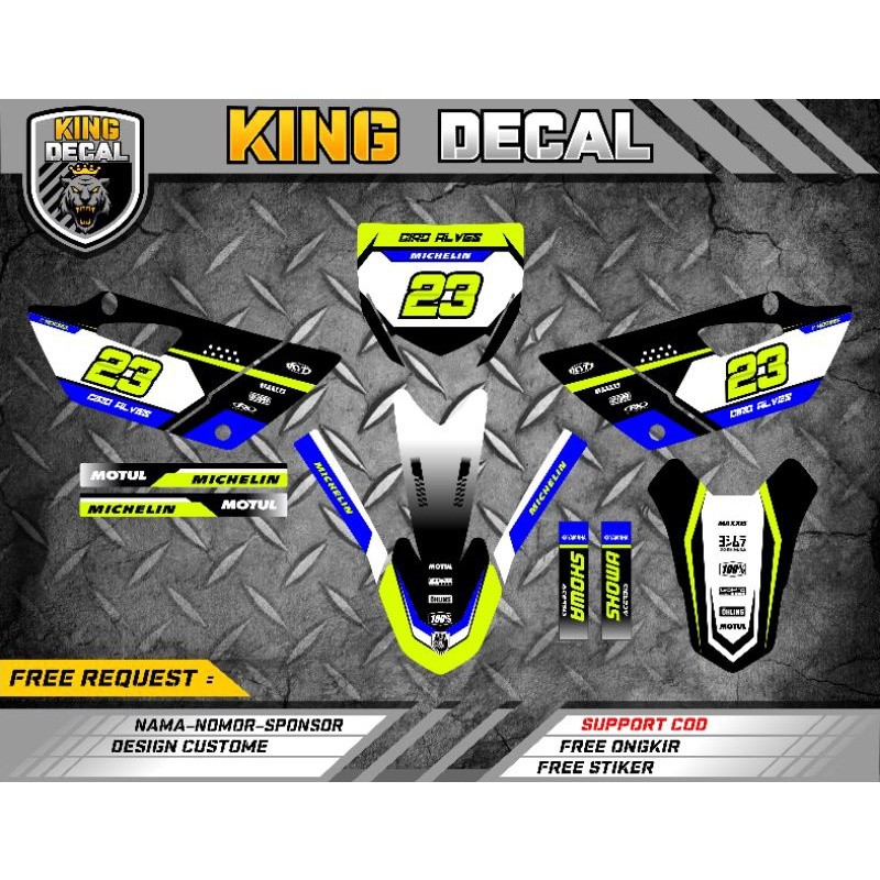 DEKAL MOTOR Decal yz decal yz 85 new decal yz 85 decal yz 85 old