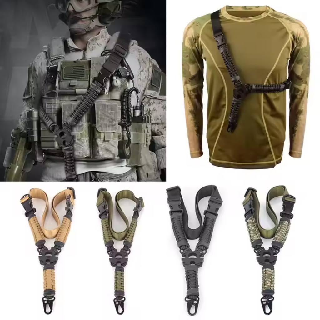 Nylon Sport Sling Practical Nylon Sling Adjustable Outdoors Sport Shoulder Strap Rifles Sling Airsof