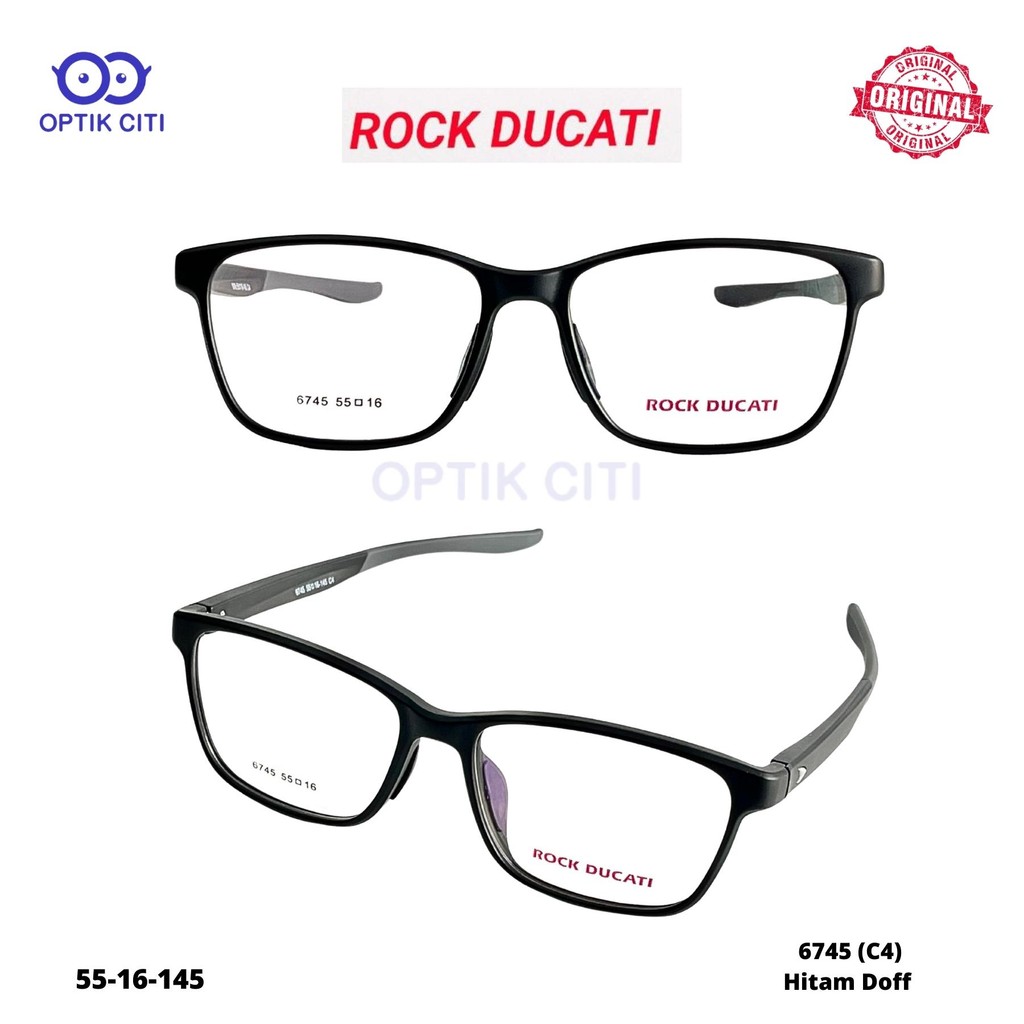 Frame Kacamata Sporty Pria Rock Ducati Original 6745