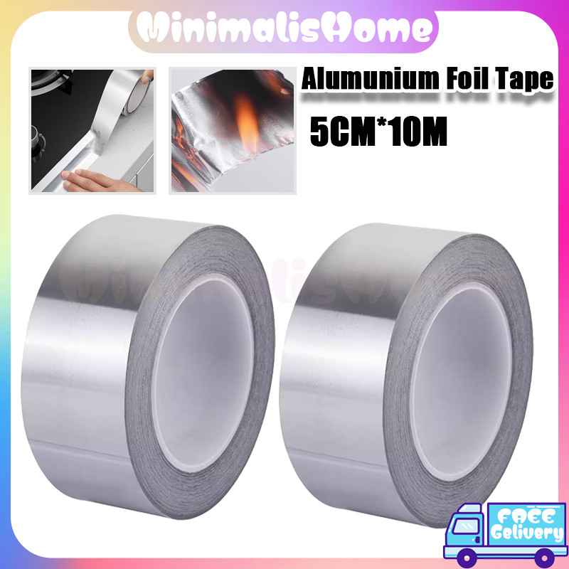 Alumunium Foil Tape 5CM*10M/Lakban Aluminium Foil Tape/Seng Aluminium Foil