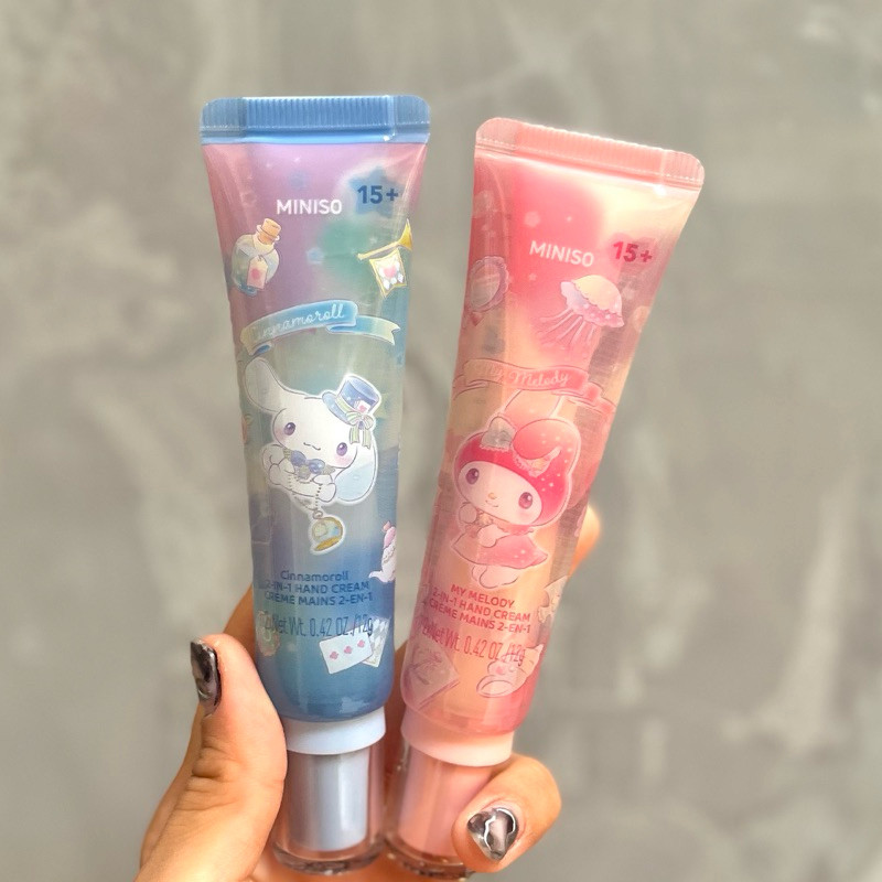 COD Hand Cream Miniso Cinnamoroll 2-in-1 Hand Cream My Melody Krim Tangan Sanrio Kuromi Hand Lotion