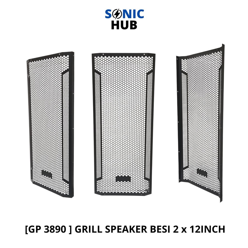 [GP 3890 ] GRILL SPEAKER BESI 2 x 12INCH