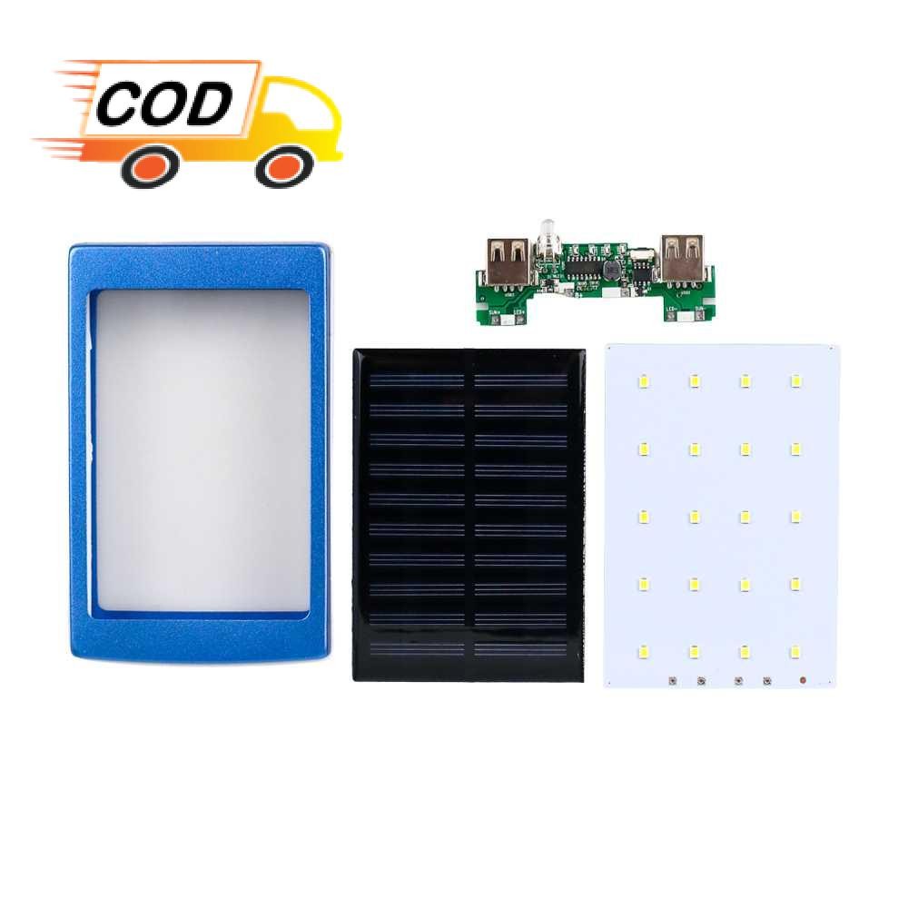 Power Case Casing Powerbank DIY Tenaga Surya Solar Rakitan Tinggal Isi Baterai 18650