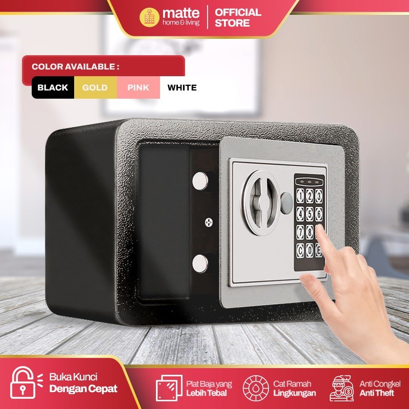 karrinustore - Brankas Mini Digital Brankas Mini Digital dan Manual Brankas Uang Digital Brankas Min