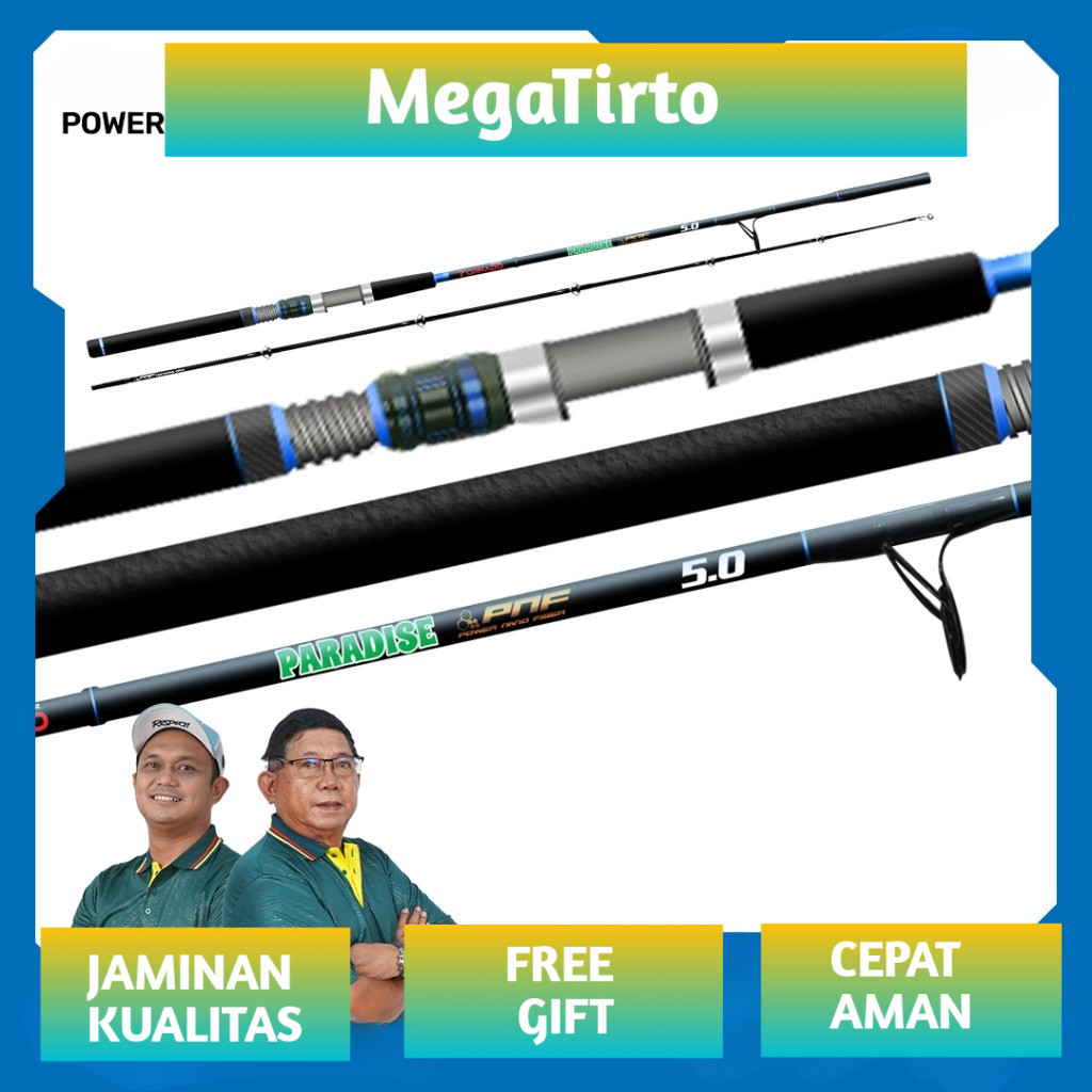 Paradise Joran Pancing Paradise II  PNF Power Nano Fiber Joran Pancing Karbon Kuat Presisi Full EVA